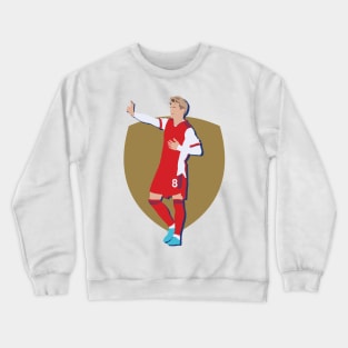Martin Odegaard Arsenal No. 8 Collage Crewneck Sweatshirt